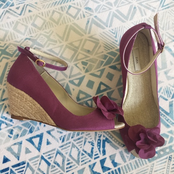 Zara Shoes - ZARA Espadrille Wedge
